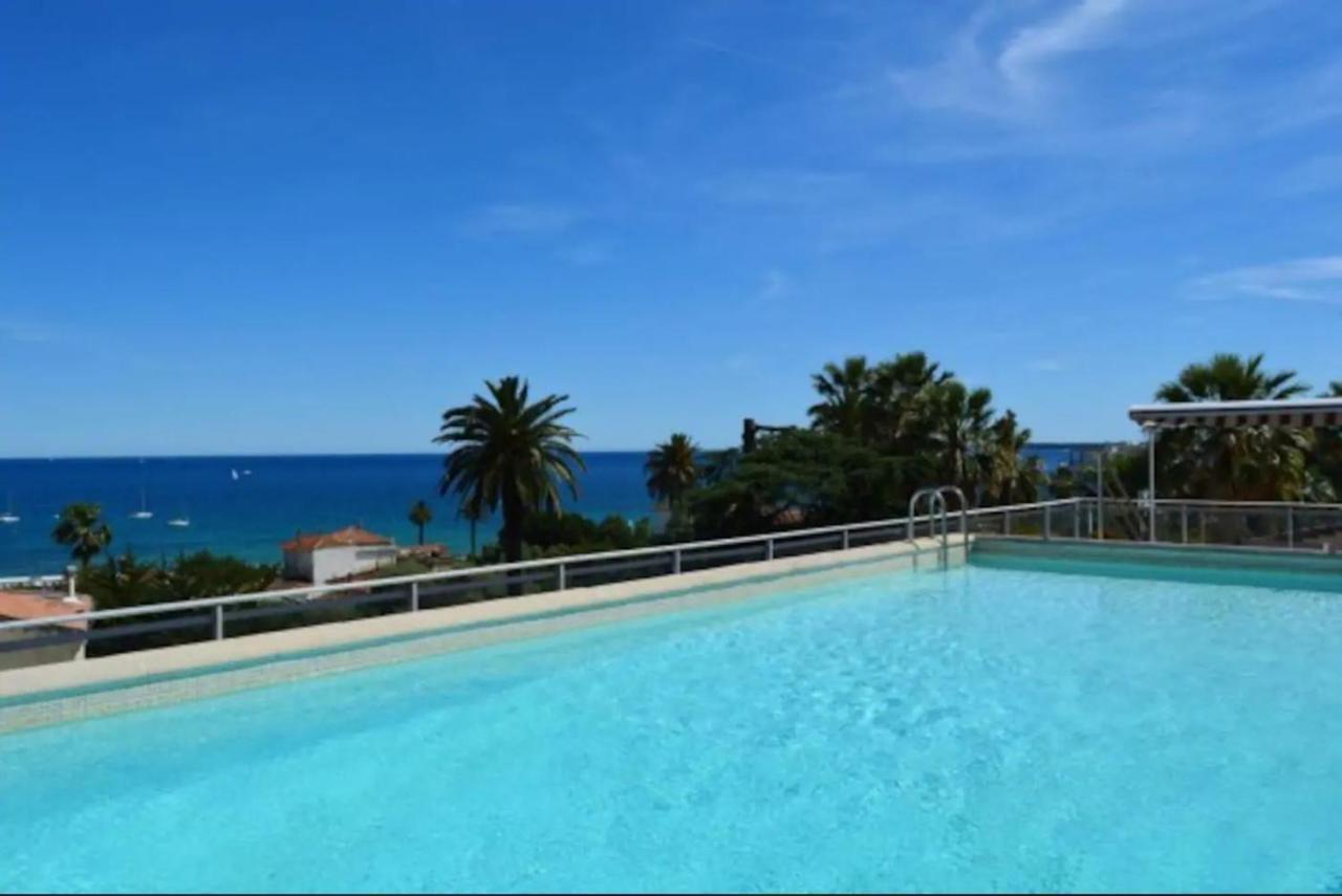 Apt Golfe Juan - 5Min Des Plages - Parking Privee - Piscine Rooftop Vallauris Eksteriør bilde