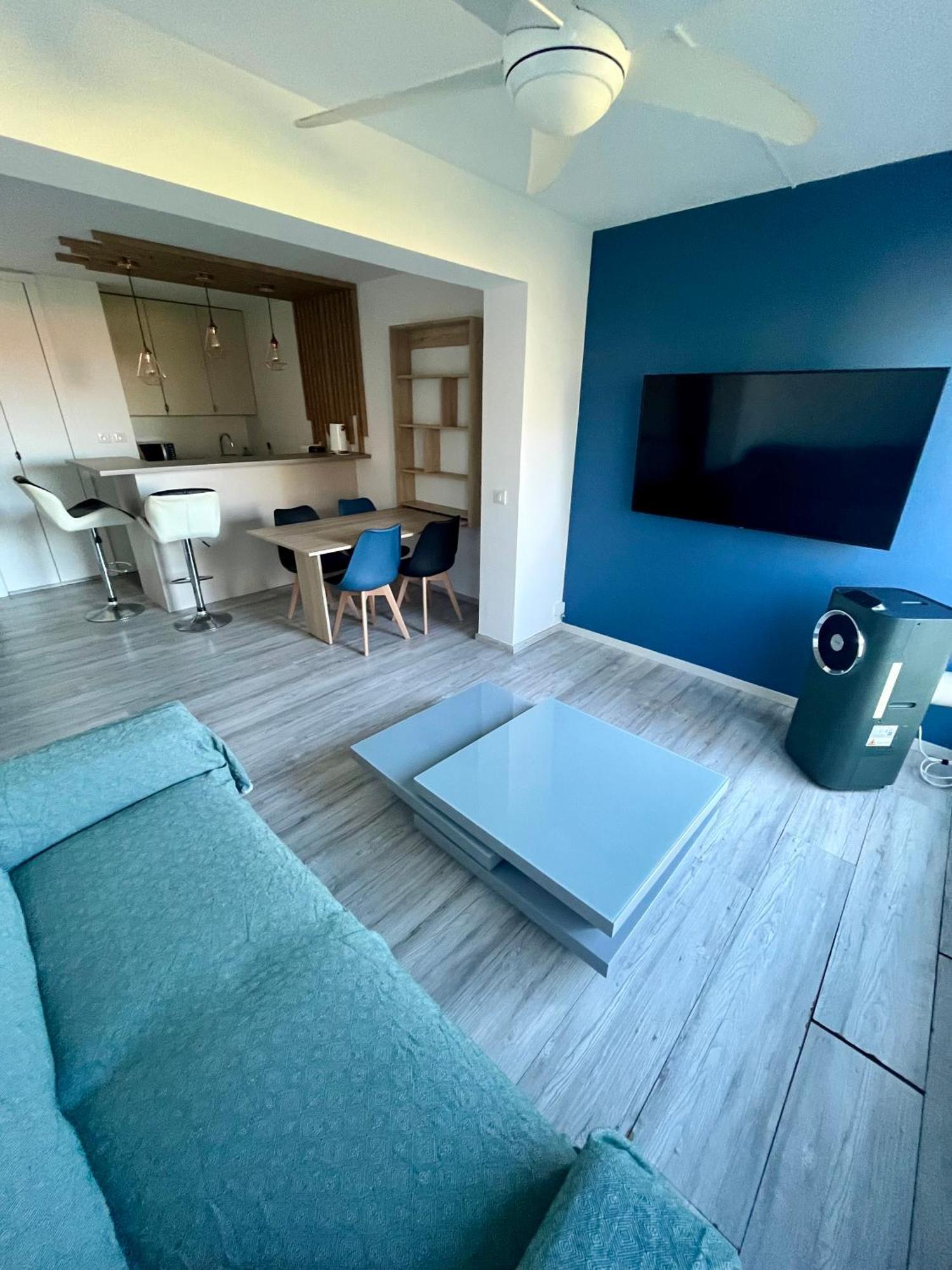 Apt Golfe Juan - 5Min Des Plages - Parking Privee - Piscine Rooftop Vallauris Eksteriør bilde