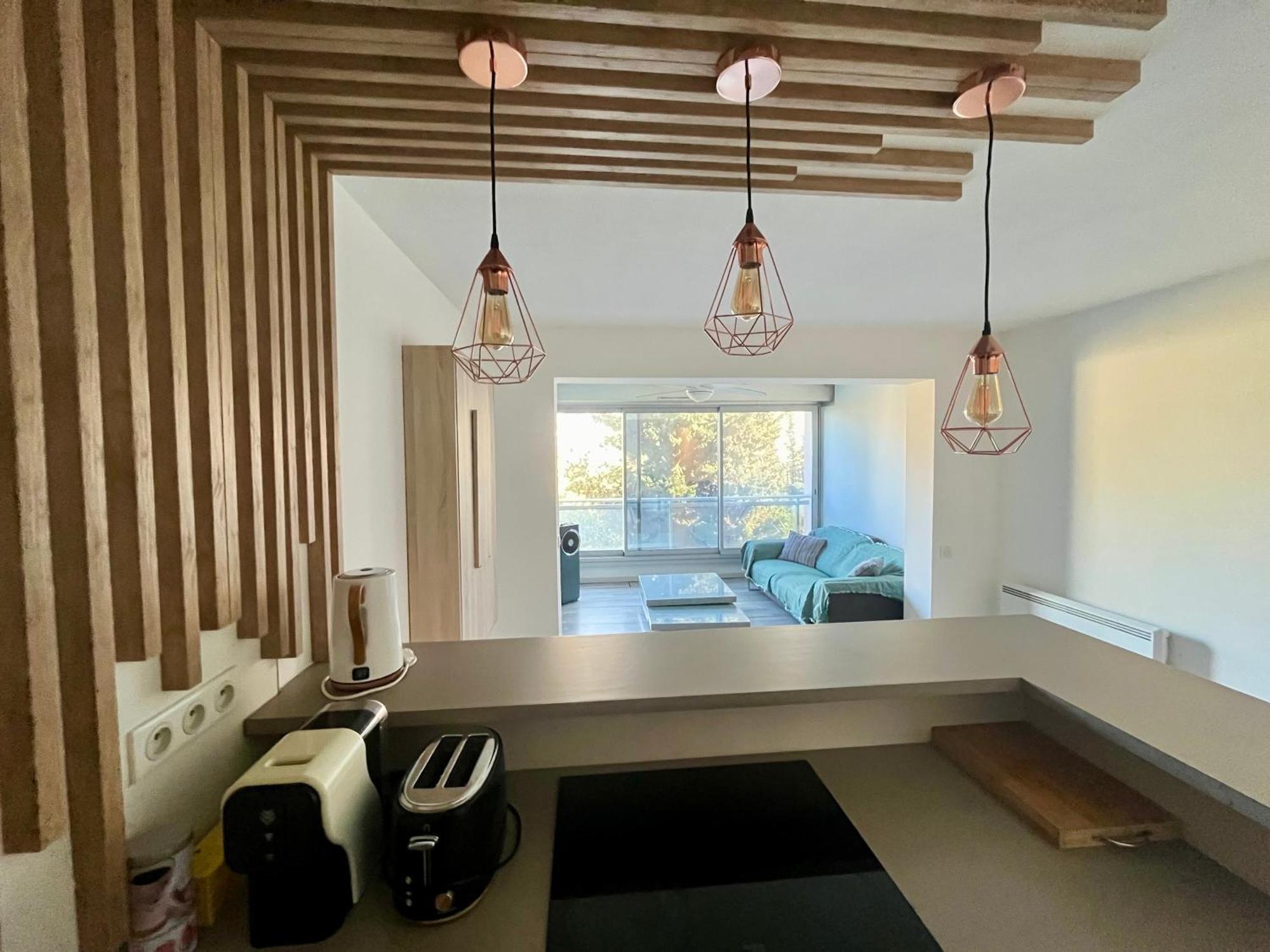 Apt Golfe Juan - 5Min Des Plages - Parking Privee - Piscine Rooftop Vallauris Eksteriør bilde